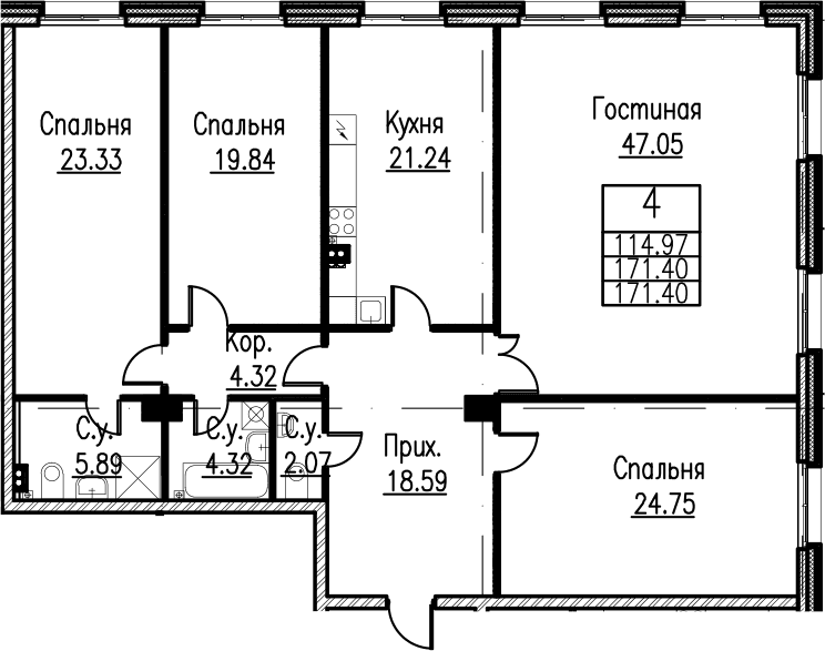 Планировка квартиры