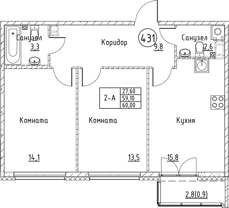Планировка квартиры