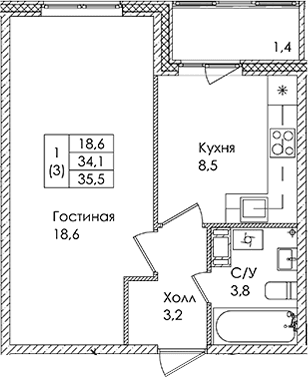 Планировка квартиры