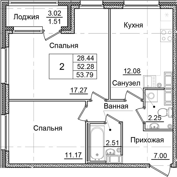 Планировка квартиры