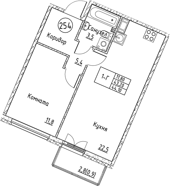 Планировка квартиры