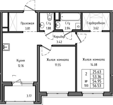 Планировка квартиры