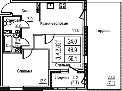 Планировка квартиры