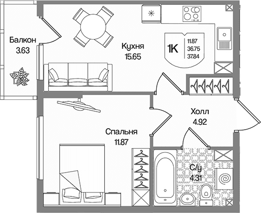 Планировка квартиры
