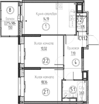Планировка квартиры