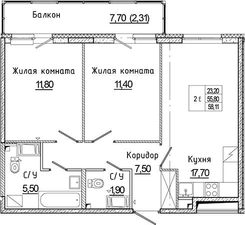 Планировка квартиры