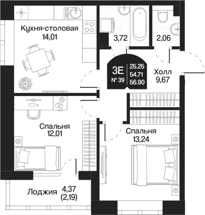 Планировка квартиры