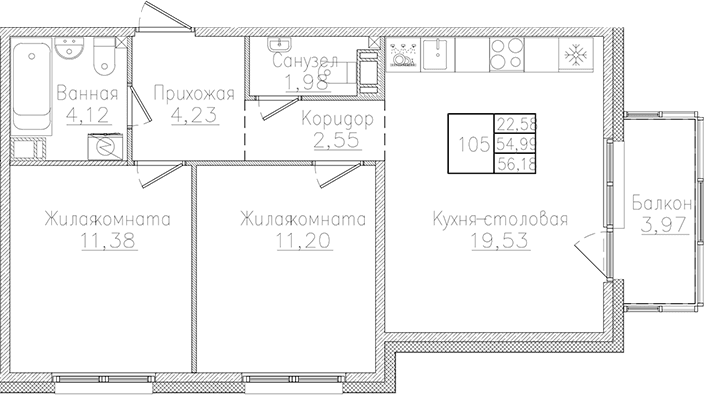 Планировка квартиры