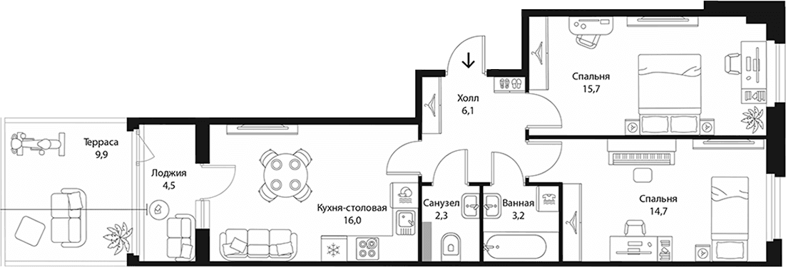 Планировка квартиры