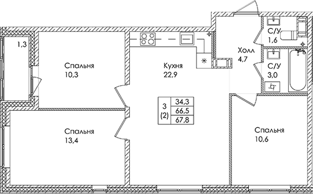 Планировка квартиры