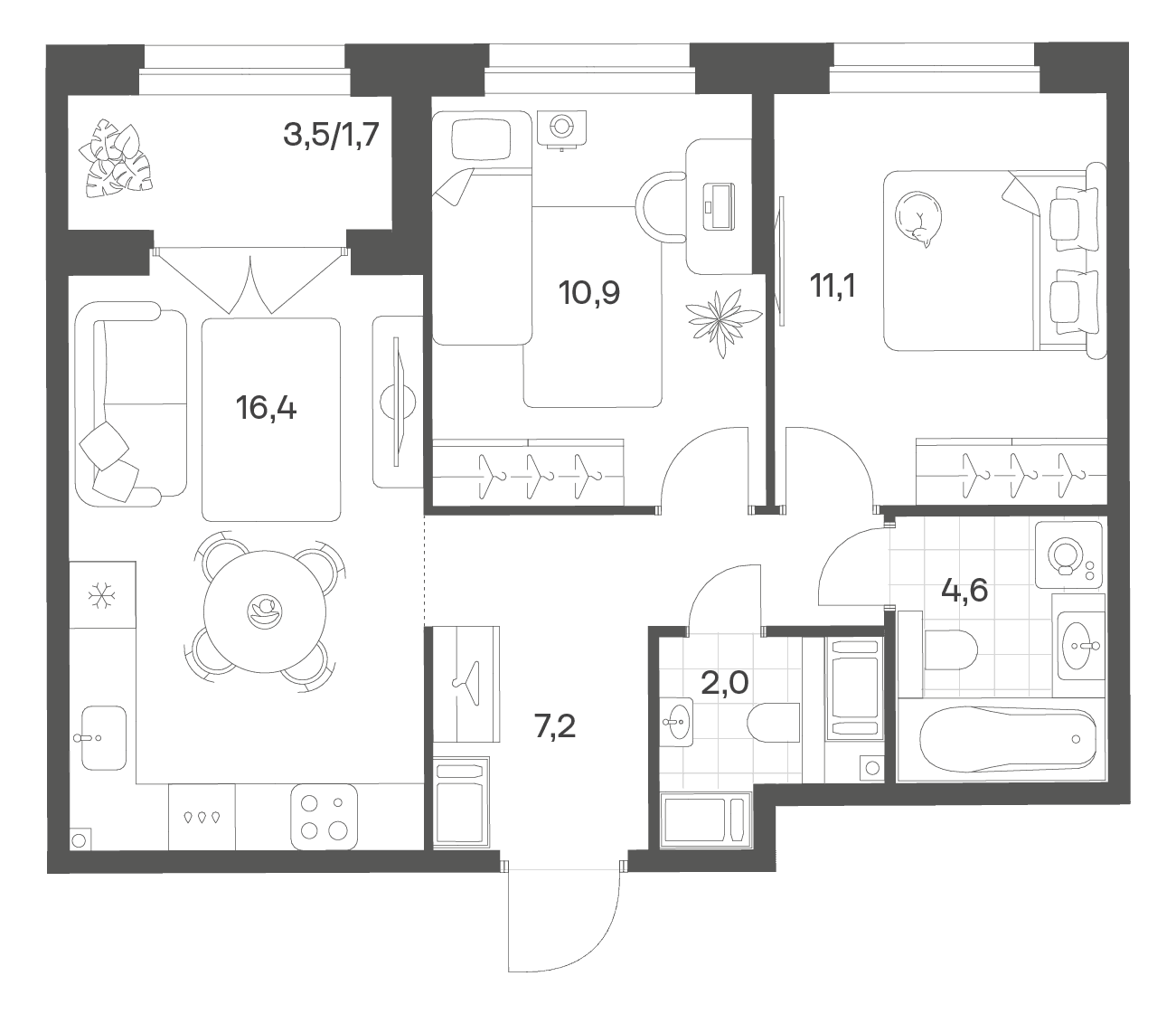 Планировка квартиры