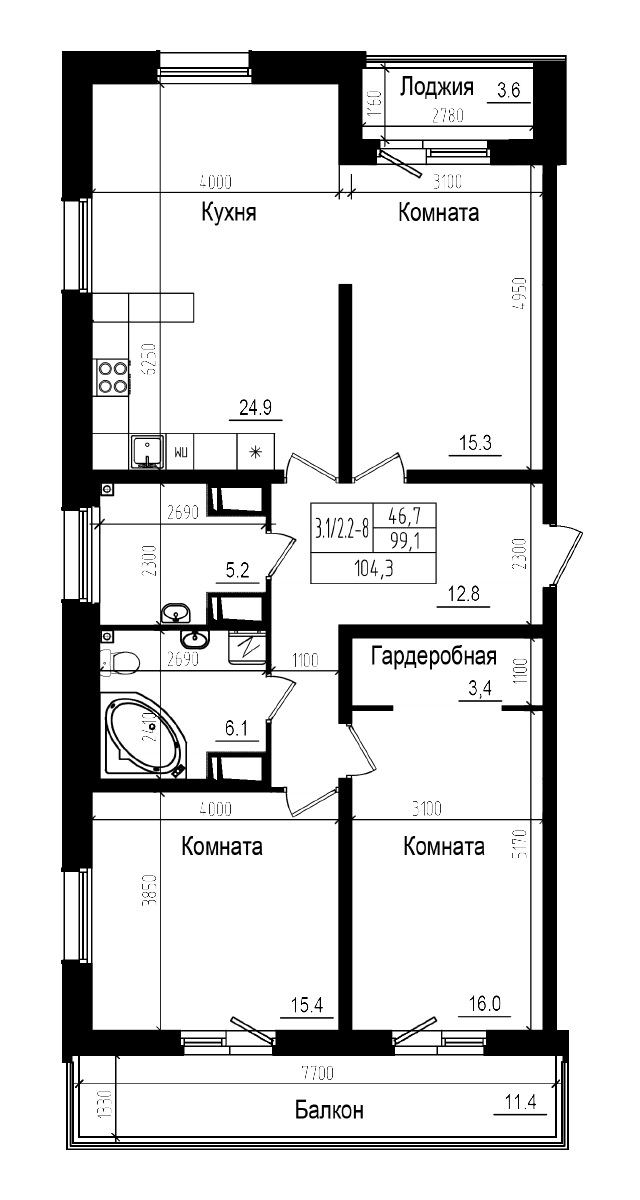 Планировка квартиры