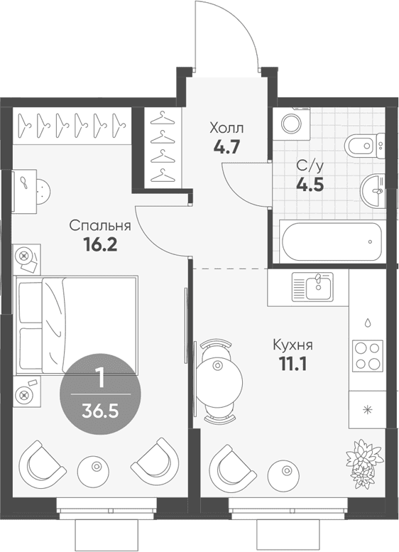 Планировка квартиры