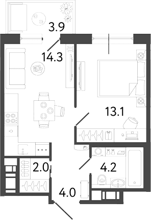 Планировка квартиры