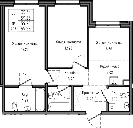 Планировка квартиры