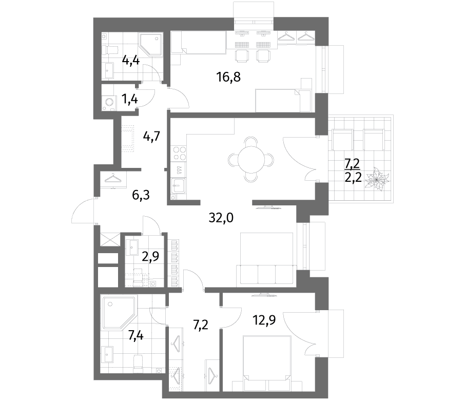 Планировка квартиры