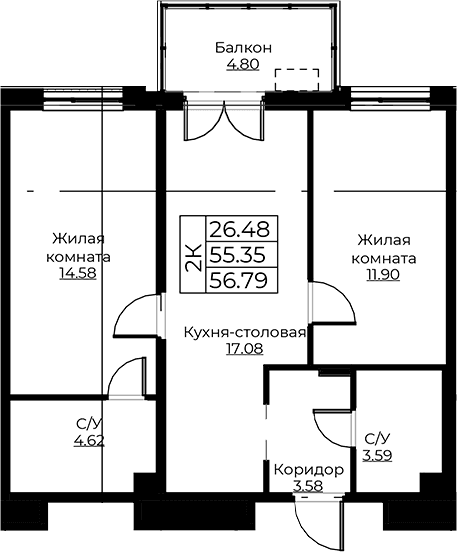 Планировка квартиры