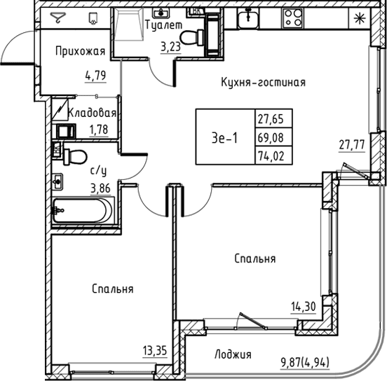 Планировка квартиры
