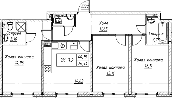 Планировка квартиры