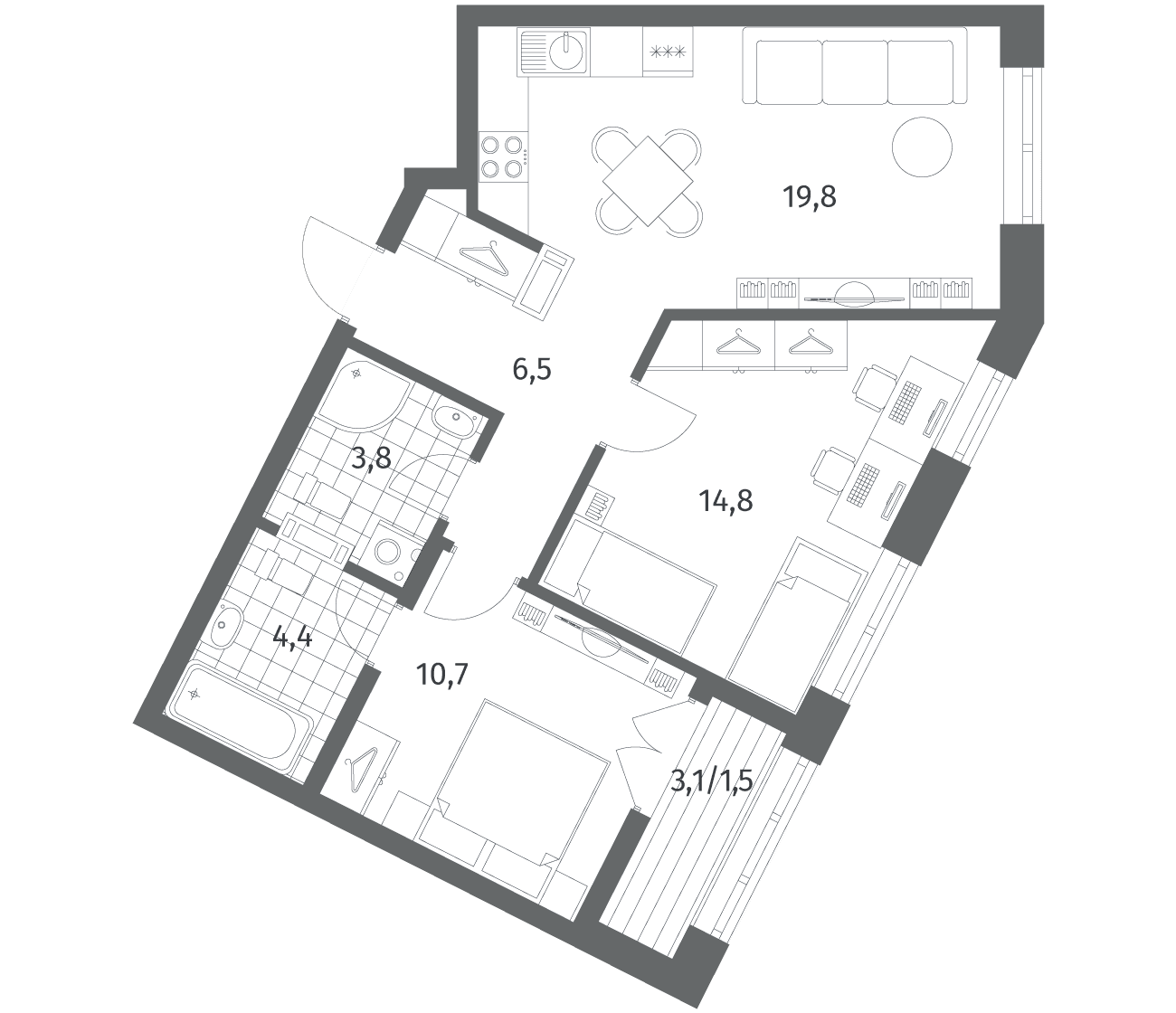Планировка квартиры
