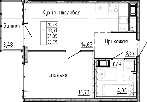 Планировка квартиры