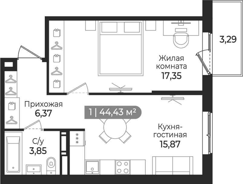 Планировка квартиры