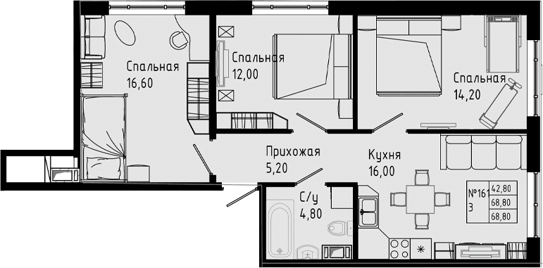 Планировка квартиры