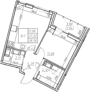 Планировка квартиры