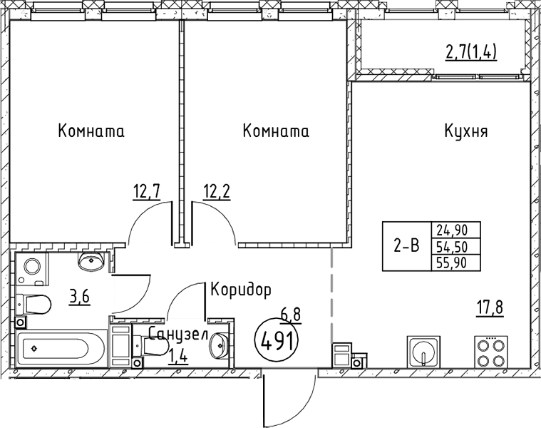 Планировка квартиры