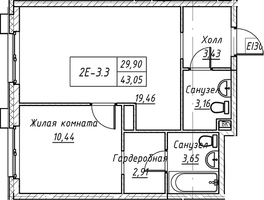 Планировка квартиры