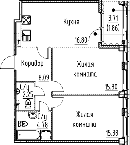 Планировка квартиры
