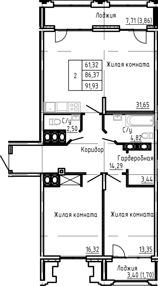 Планировка квартиры