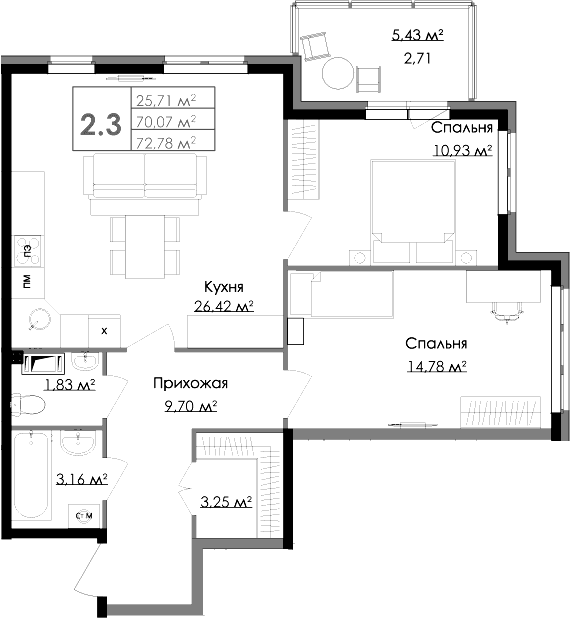 Планировка квартиры