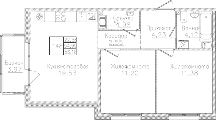 Планировка квартиры