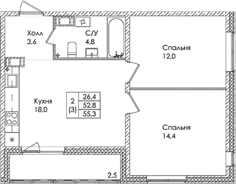 Планировка квартиры