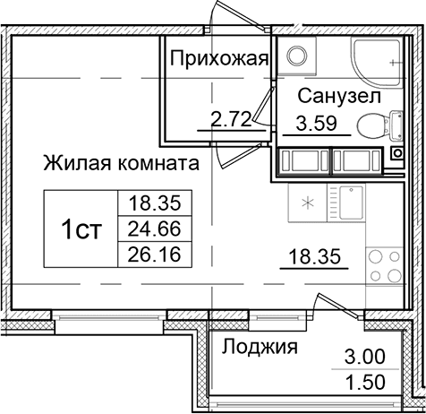 Планировка квартиры