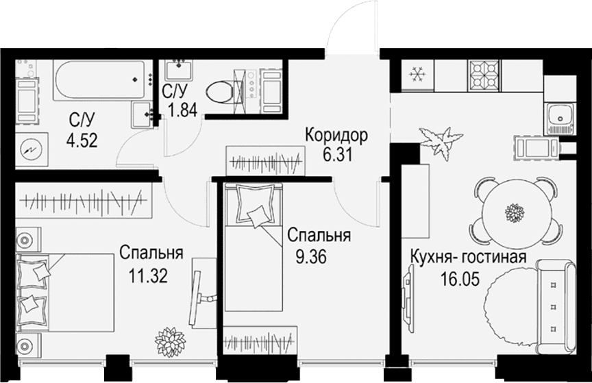 Планировка квартиры