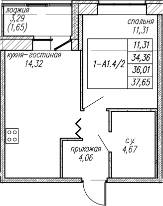 Планировка квартиры