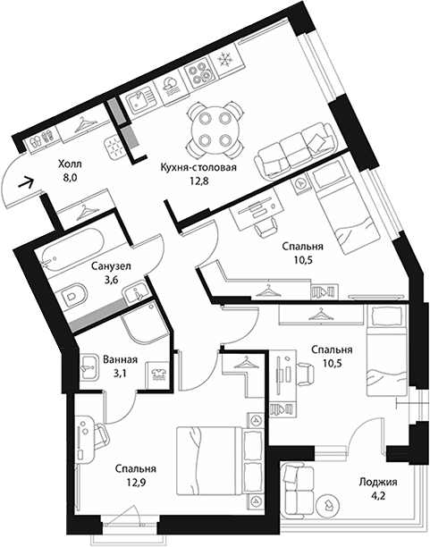 Планировка квартиры