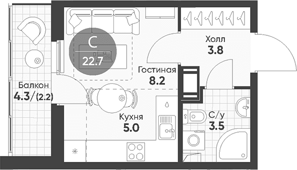 Планировка квартиры
