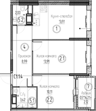 Планировка квартиры