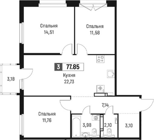 Планировка квартиры