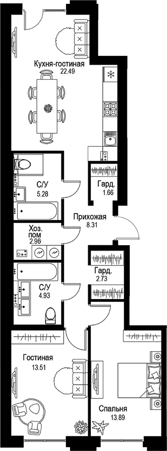 Планировка квартиры
