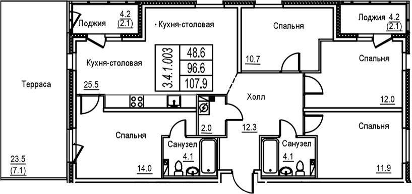 Планировка квартиры