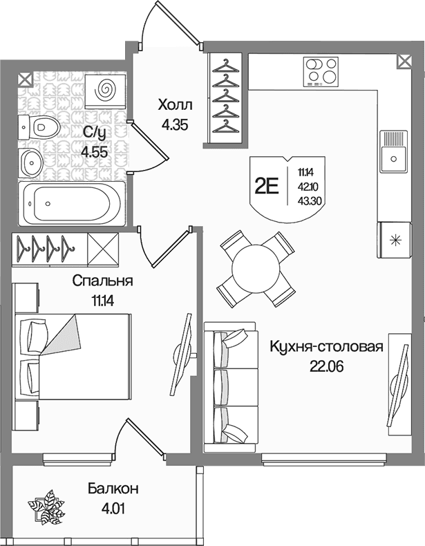 Планировка квартиры