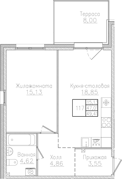 Планировка квартиры
