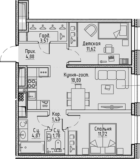 Планировка квартиры