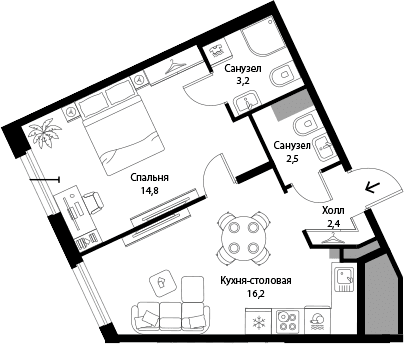 Планировка квартиры
