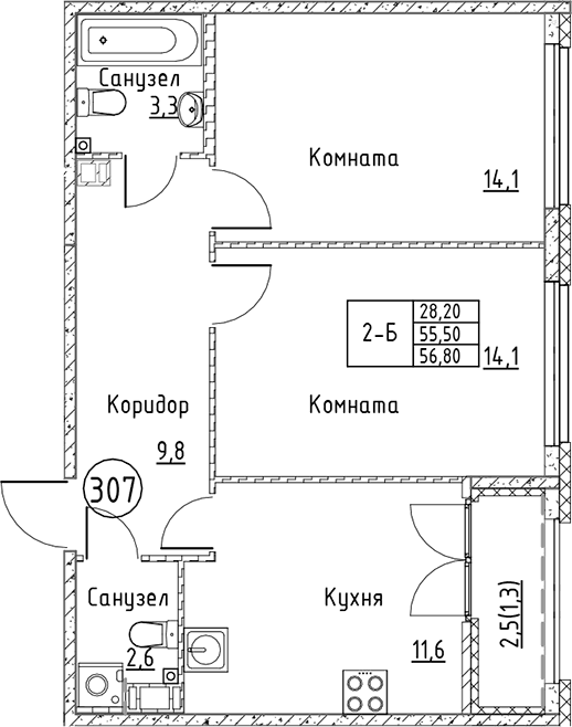 Планировка квартиры