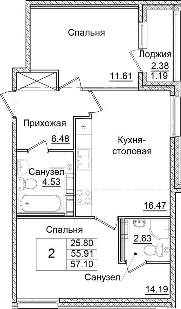Планировка квартиры